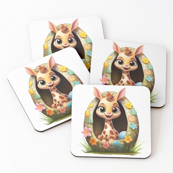 Item preview, Cute Easter Giraffe in Eggshell! designed and sold by fribabywonder.