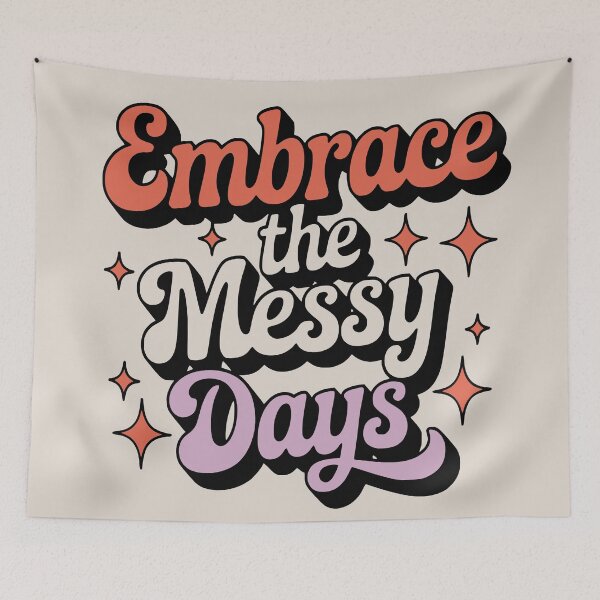 Item preview, Retro Positivity Message Text Design designed and sold by OpalEllery.