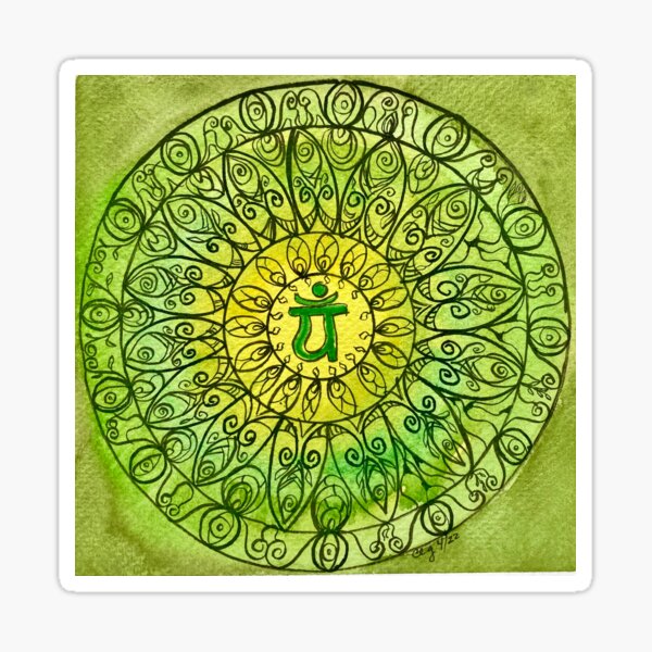 Item preview, Anahata Mandala designed and sold by CatyLouArtStudios.
