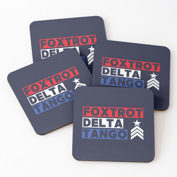 Item preview, Foxtrot, Delta, Tango designed and sold by Caring Hearts.