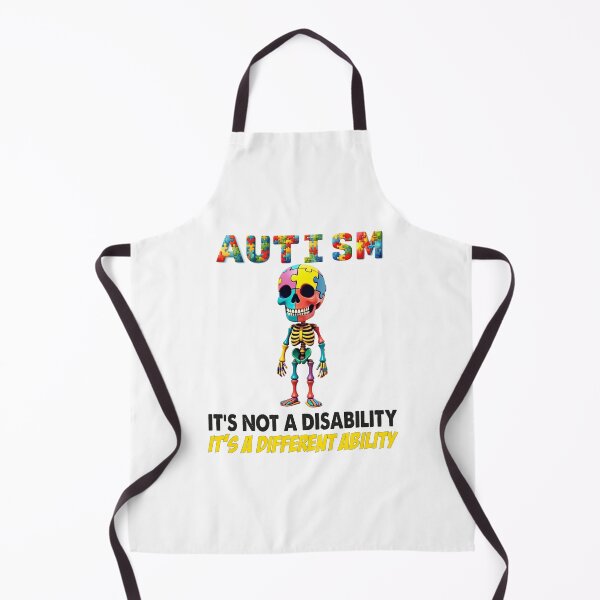 Item preview, Autism It's Not A Disability It's A Different Ability - Colorful Puzzle Skeleton - Autistic Girl & Boy designed and sold by Smix Pixels.
