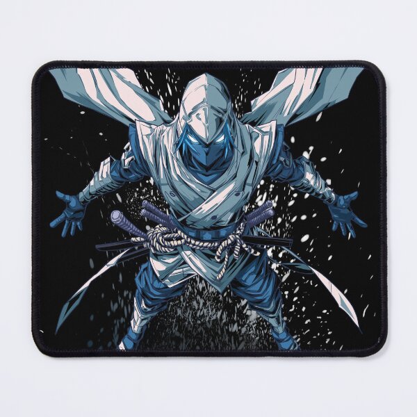 Item preview, Powerful Anime Ninja – Ice Warrior with Katana Controlling Snow designed and sold by AirForceTuan.