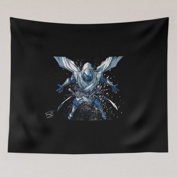 Item preview, Powerful Anime Ninja – Ice Warrior with Katana Controlling Snow designed and sold by AirForceTuan.