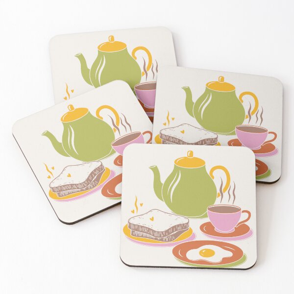 Item preview, Whimsical Breakfast with Tea and Toast designed and sold by OpalEllery.