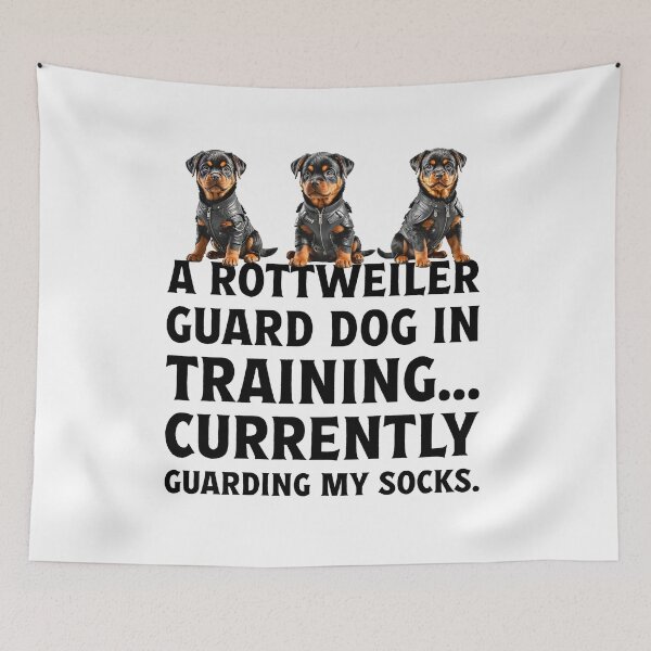 Item preview, Owner of cute pet Rottweiler puppy dog. designed and sold by Drone-tees.