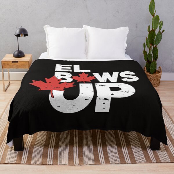 Item preview, Elbows Up Canada Hockey – Maple Leaf Toughness Ice Hockey Tee designed and sold by funnyshop222.