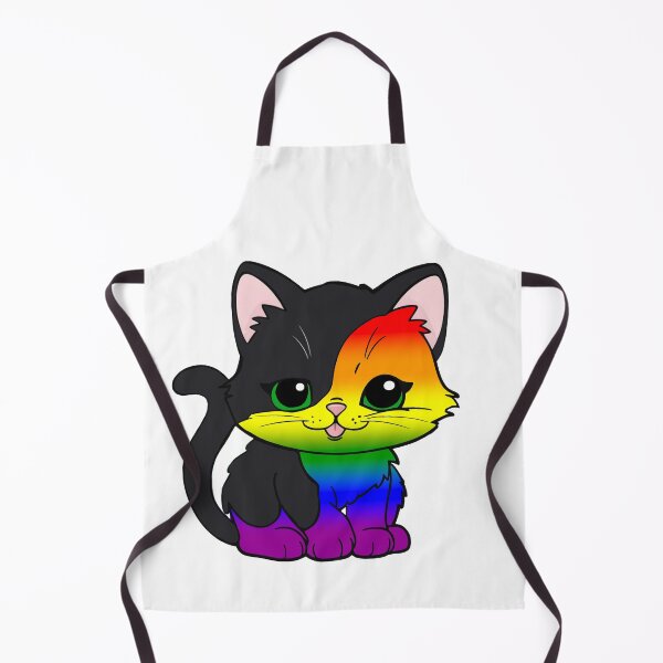Item preview, Kawaii Rainbow Cat – LGBTQ+ Pride Cute Design designed and sold by Travelslightly.