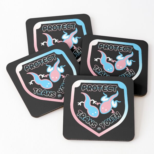 Item preview, Protect Trans Youth - shield version designed and sold by Global Rainbow Engineers.