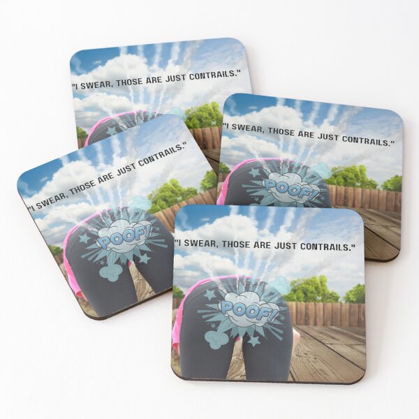 Item preview,  I Swear Those Are Just Contrails – Funny Chemtrail Parody Art designed and sold by Rebel Fusion.