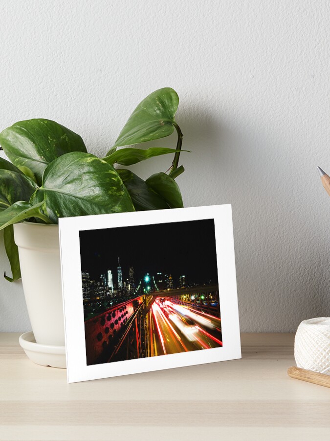 Thumbnail 1 von 2, Galeriedruck, Manhattan von der Brooklyn Bridge aus designt und verkauft von walkuponacloud.