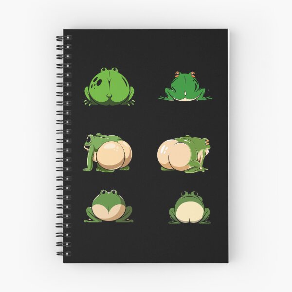 Item preview, cute frog butt  designed and sold by VibeTwist.