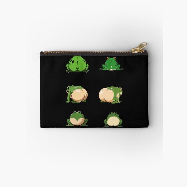 Item preview, cute frog butt  designed and sold by VibeTwist.