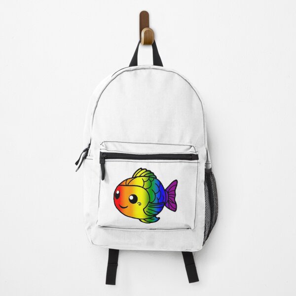 Item preview, Kawaii Rainbow Fish – LGBTQ+ Pride Cute Design designed and sold by Travelslightly.