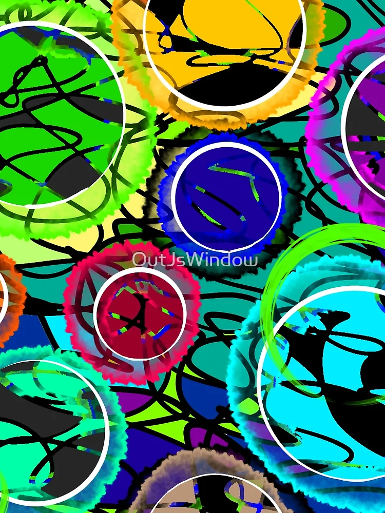 Thumbnail 3 of 3, Scarf, Creativity  designed and sold by OutJsWindow.