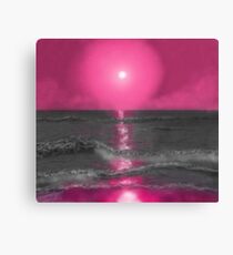 Pink Sunset Canvas Print