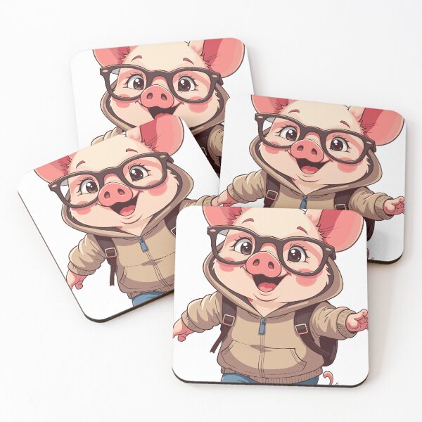 Item preview, Pig Nerd designed and sold by Bebrowny.