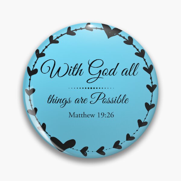 Item preview, With God all things are possible  designed and sold by M-ArtStudio.