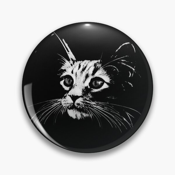 Item preview, Feline Focus Black And White Cat Art designed and sold by Sharon Cummings Art.