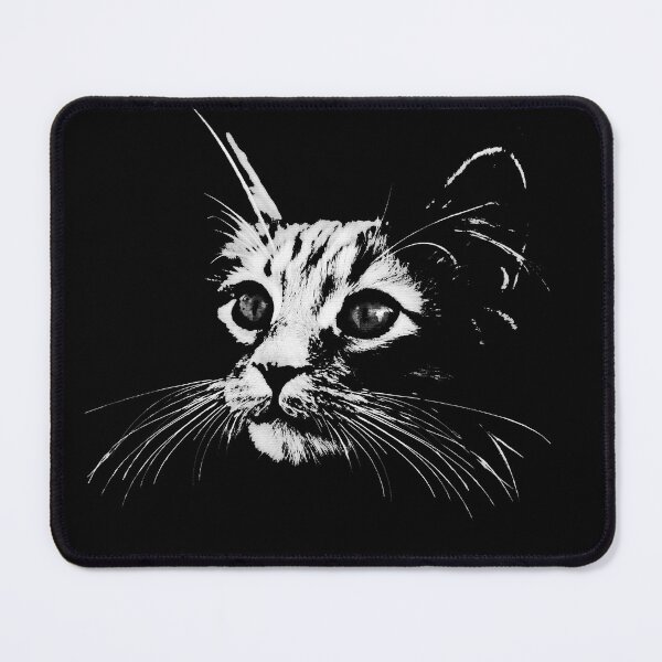 Item preview, Feline Focus Black And White Cat Art designed and sold by Sharon Cummings Art.