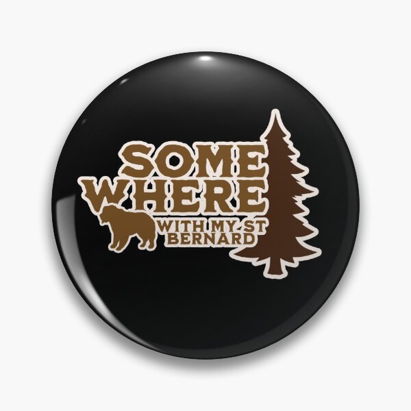 Item preview, Somewhere With My St Bernard Camping Gift designed and sold by Guarddogdrive.