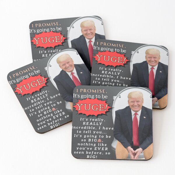 Item preview, DONALD TRUMP "It's Going To Be Yuge" Funny Graphic Art Design designed and sold by Rebel Fusion.