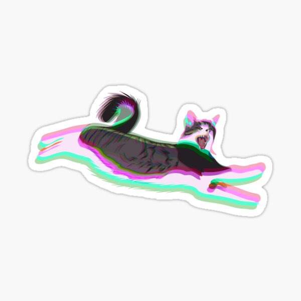 What a big stretch Sticker