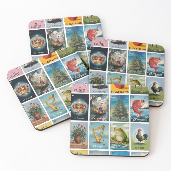 Item preview, Loteria Board - Tabla 08 designed and sold by matteflor.