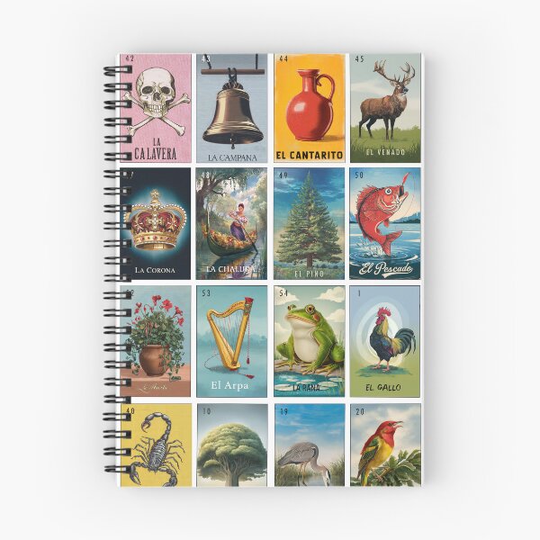 Item preview, Loteria Board - Tabla 08 designed and sold by matteflor.