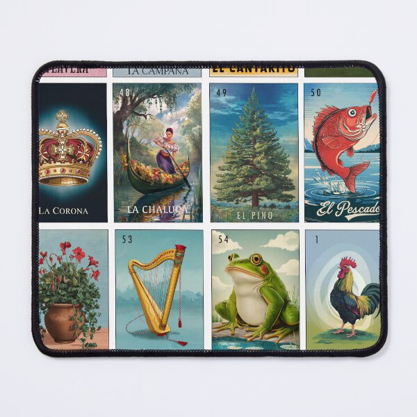 Item preview, Loteria Board - Tabla 08 designed and sold by matteflor.