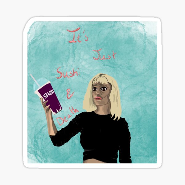 Item preview, Lila Pitts - Sushi and Death designed and sold by Tipsy-Easel.