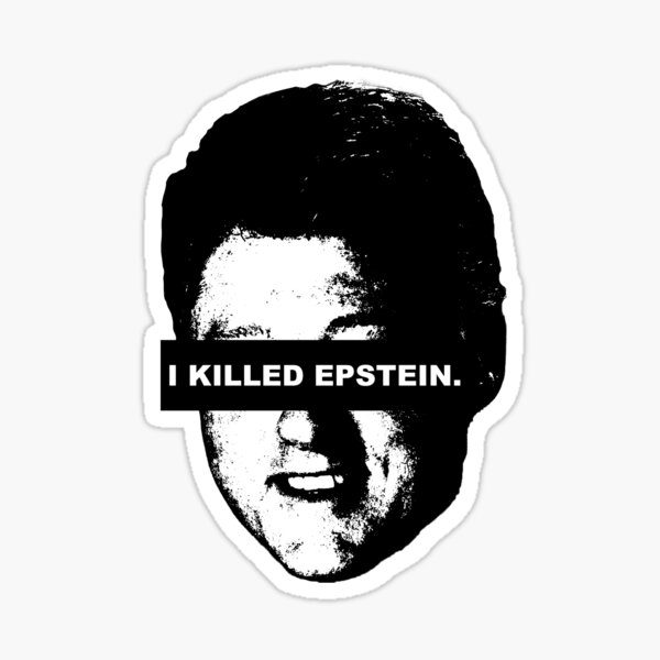 Vista previa del artículo con la obra «El divertido Epstein Bill Clinton», diseñado y vendido por E2-psd.