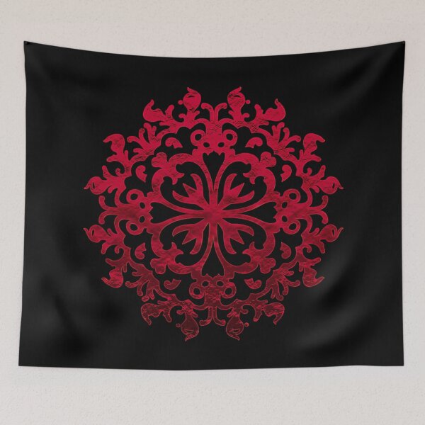 Item preview, Red mandala designed and sold by Buda--Vibes.