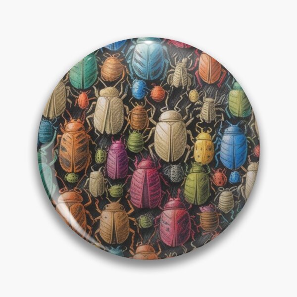 Item preview, Many Beautiful Colorful Bugs Pattern designed and sold by AlinaSCorner.