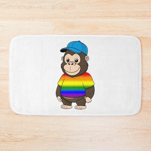 Item preview, Cool Pride Gorilla with Rainbow Tee | LGBTQ Rainbow Animal Design designed and sold by Travelslightly.