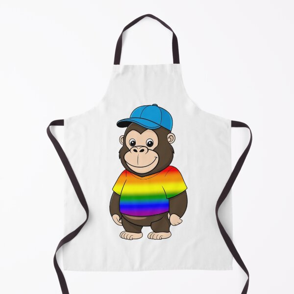 Item preview, Cool Pride Gorilla with Rainbow Tee | LGBTQ Rainbow Animal Design designed and sold by Travelslightly.