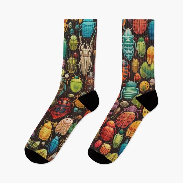 Item preview, Many Beautiful Colorful Bugs Pattern 2 designed and sold by AlinaSCorner.