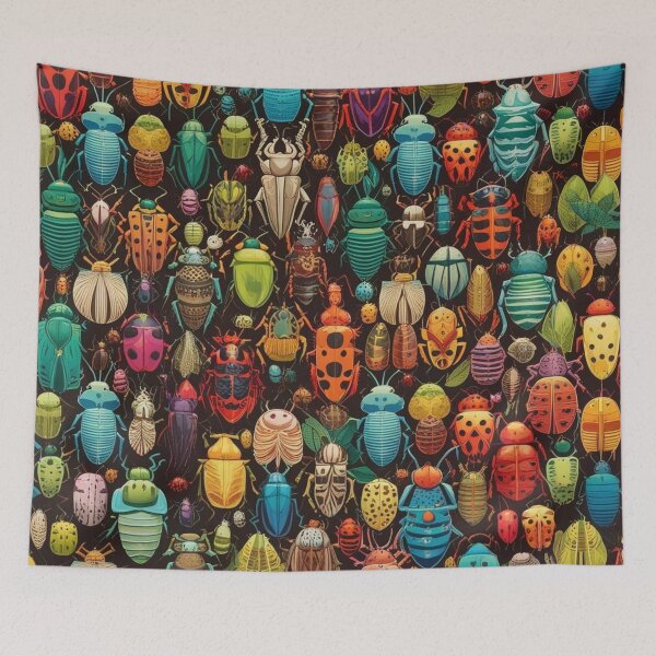 Item preview, Many Beautiful Colorful Bugs Pattern 2 designed and sold by AlinaSCorner.