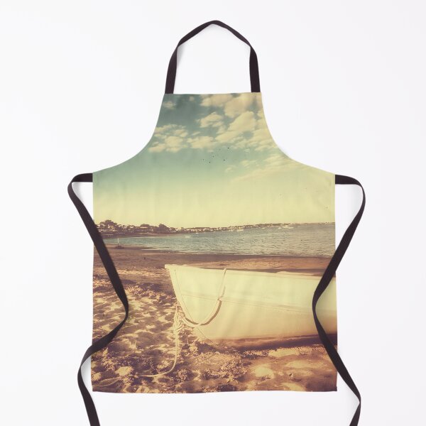 Item preview, Vintage glimpse of boat and beach designed and sold by NatsVision.