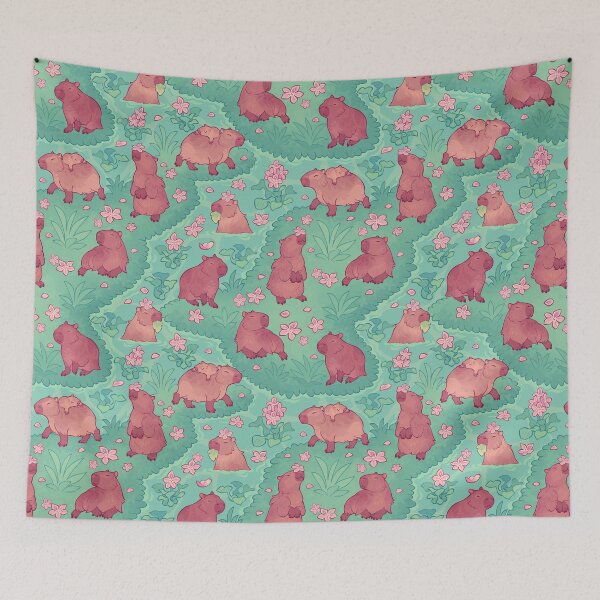 Item preview, Spring Capybaras designed and sold by Colordrilos.