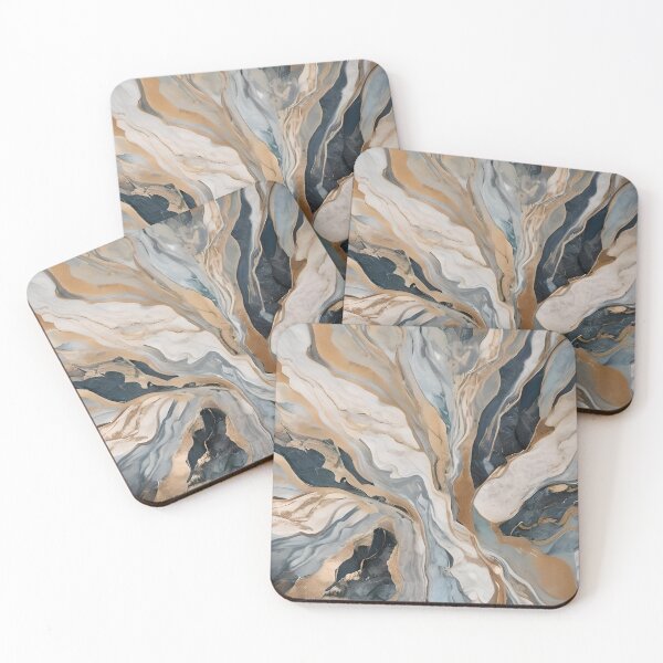 Item preview, Marbled with grays and light earth tones designed and sold by Ciervo Primavera.