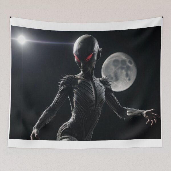 Item preview, Celestial Groove – Alien Under Moonlight designed and sold by highplacidity.