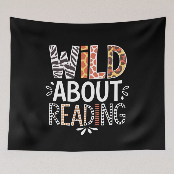 Item preview, Wild About Reading Animal Teacher Book Lover   designed and sold by ArtFromBeyond.