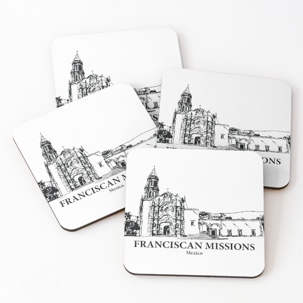 Item preview, Franciscan Missions - Mexico designed and sold by Lakeric Cityscapes.