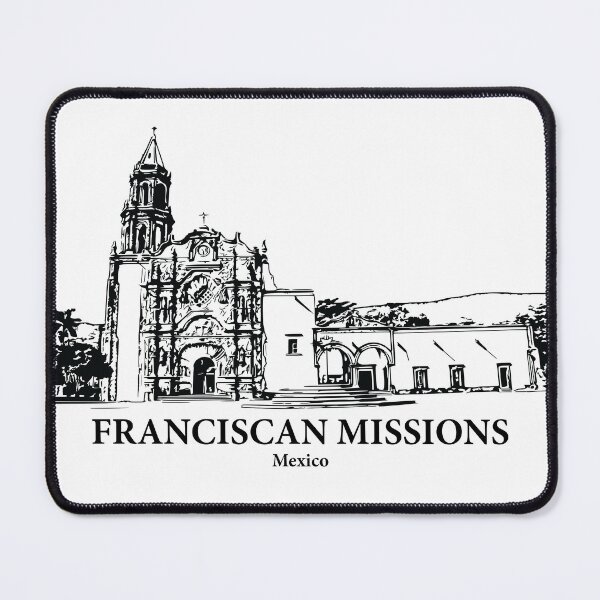 Item preview, Franciscan Missions - Mexico designed and sold by Lakeric Cityscapes.
