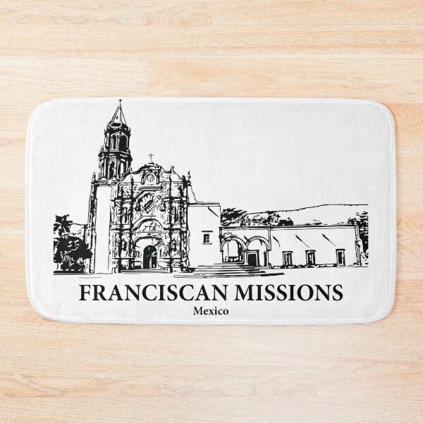 Item preview, Franciscan Missions - Mexico designed and sold by Lakeric Cityscapes.