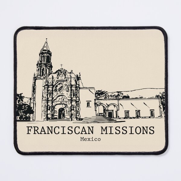 Item preview, Franciscan Missions - Mexico designed and sold by Lakeric Cityscapes.