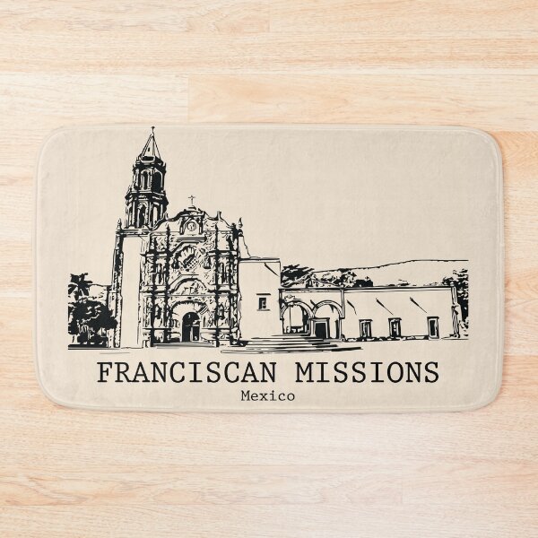 Item preview, Franciscan Missions - Mexico designed and sold by Lakeric Cityscapes.