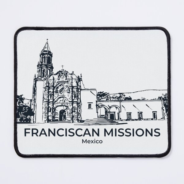 Item preview, Franciscan Missions - Mexico designed and sold by Lakeric Cityscapes.