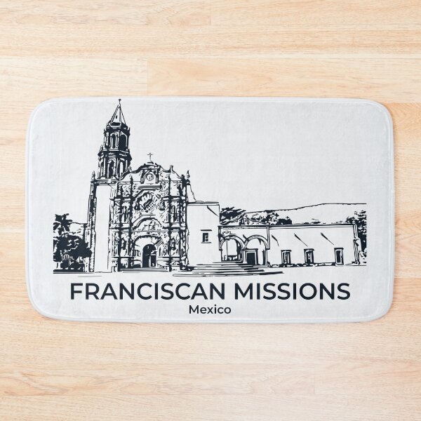 Item preview, Franciscan Missions - Mexico designed and sold by Lakeric Cityscapes.