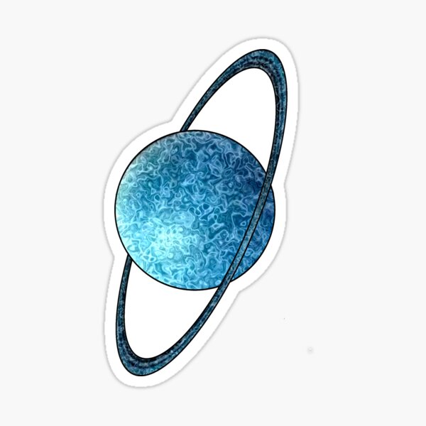 Item preview, Abstract, The Planet Uranus Solar System Space Sticker  designed and sold by Caileyarts.
